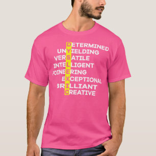 Wereld Dyslexie Awareness Day Ondersteuning Dyslex T-shirt