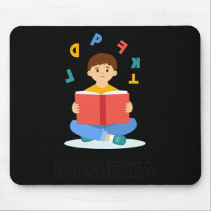 Wereld Dyslexie Bewustzijnsdag Racerback Muismat