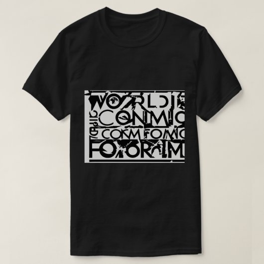 Wereld Economisch Forum LOGO T-shirt (Design voorkant)