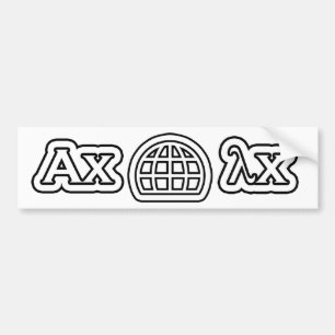 Wereld Eigenwaarde Dag Bumpersticker