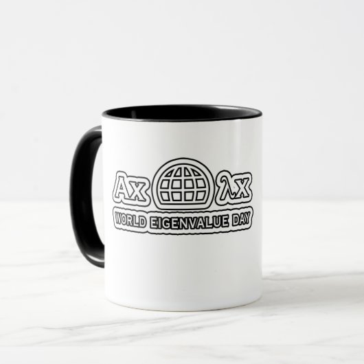 Wereld Eigenwaarde Dag Mok (Voorkant links)
