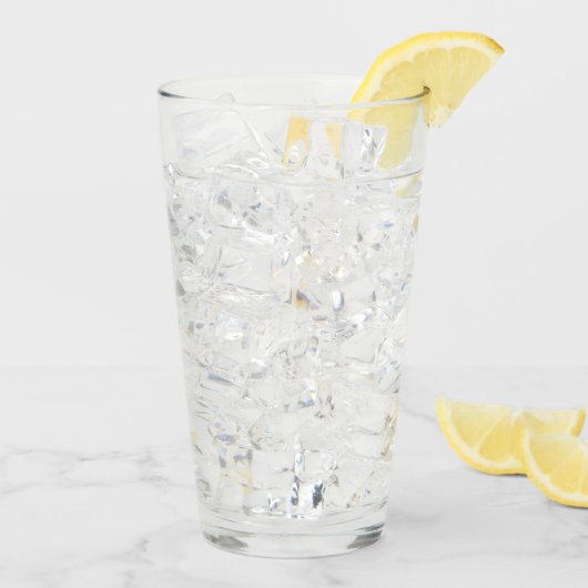 Wereld en draak glas (Achterkant ijs)