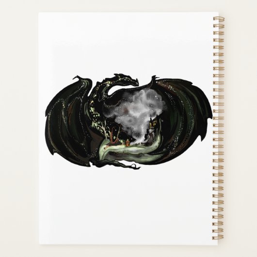 Wereld en draak planner (Achterkant)