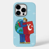 WERELD EN TURKIJE HUG Case-Mate iPhone CASE (Achterkant)