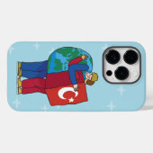 WERELD EN TURKIJE HUG Case-Mate iPhone CASE (Achterkant (horizontaal))