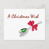 Wereld Erwten (Vrede) Kerst Briefkaart (Voorkant)