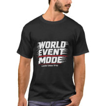 Wereld Event Mode T-shirt – Beperkte wereldwijde u