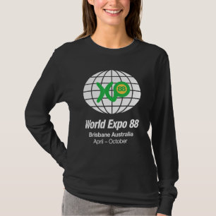 Wereld Expo 88 Brisbane Australië april oktober T-shirt