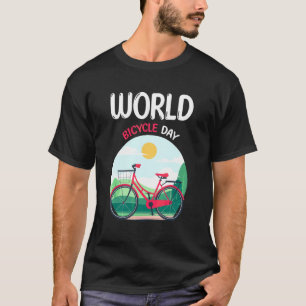 Wereld Fietsdag Verenigde Naties 1 juni T-shirt
