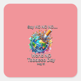 Wereld Geen Tabak Dag Sticker