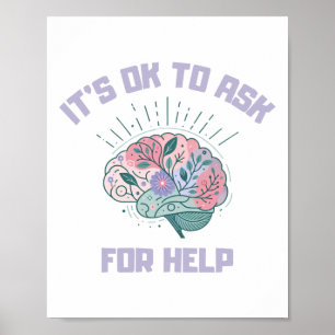 Wereld Geestelijke Gezondheidsdag Het is OK om hul Poster