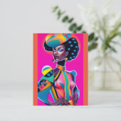 Wereld Getrapte Composure Ken Gage Art Briefkaart (Staand voorkant)