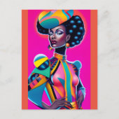 Wereld Getrapte Composure Ken Gage Art Briefkaart (Voorkant)