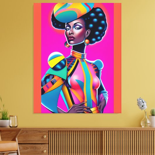 Wereld Getrapte Composure Ken Gage Art Canvas Afdruk (Insitu (Woonkamer))