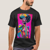 Wereld Getrapte Composure Ken Gage Art T-shirt (Voorkant)