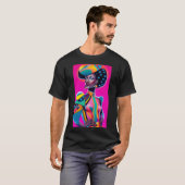 Wereld Getrapte Composure Ken Gage Art T-shirt (Voorkant volledig)