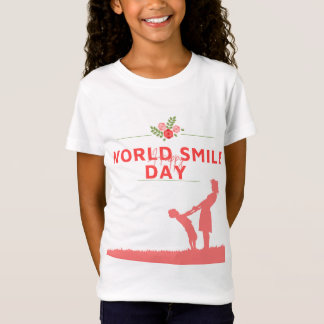Wereld glimlach dag t shirt ontwerp