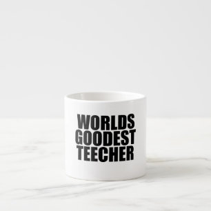 Wereld goedste teecher espresso kop