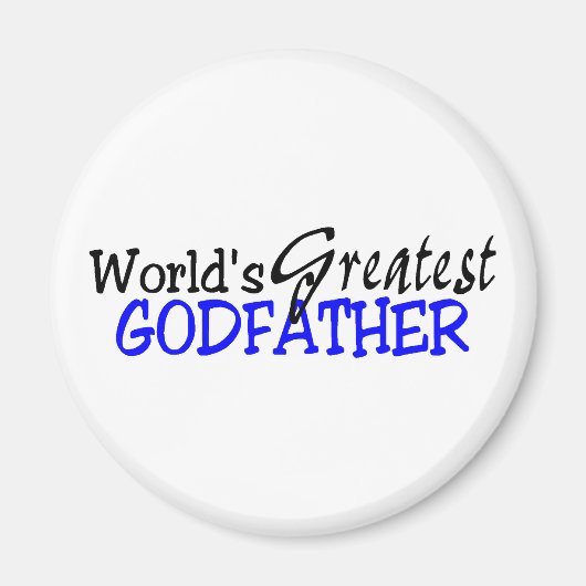 Wereld Groest Godfather Blue Black Magneet (Voorkant)