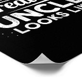 Wereld Groot Oom ziet eruit als Godfather Gift Poster (Hoek)