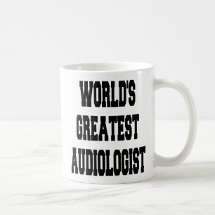 Wereld grootste audioloog koffiemok