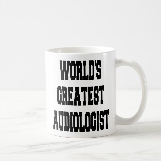 Wereld grootste audioloog koffiemok (Rechts)