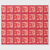 Wereld grootste elektricien cadeaupapier (Vlak)