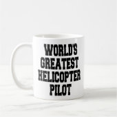 Wereld grootste helikopterpiloot koffiemok (Links)