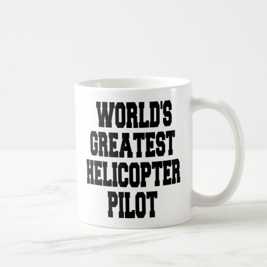 Wereld grootste helikopterpiloot koffiemok (Rechts)
