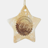 Wereld grootste kerstmis met gouden kerstmis keramisch ornament (Rechts)