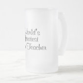 Wereld grootste lesgever voor gym matglas bierpul (Voorkant rechts)