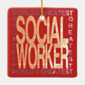 Wereld grootste maatschappelijk werker keramisch ornament (Achterkant)