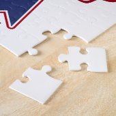 Wereld grootste mam blauw lint legpuzzel (Zijkant)