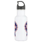 Wereld grootste mam blauw lint waterfles  (Achterkant)