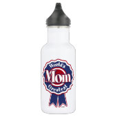 Wereld grootste mam blauw lint waterfles  (Rechts)