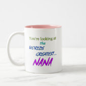 Wereld grootste Nana Tweekleurige Koffiemok (Links)