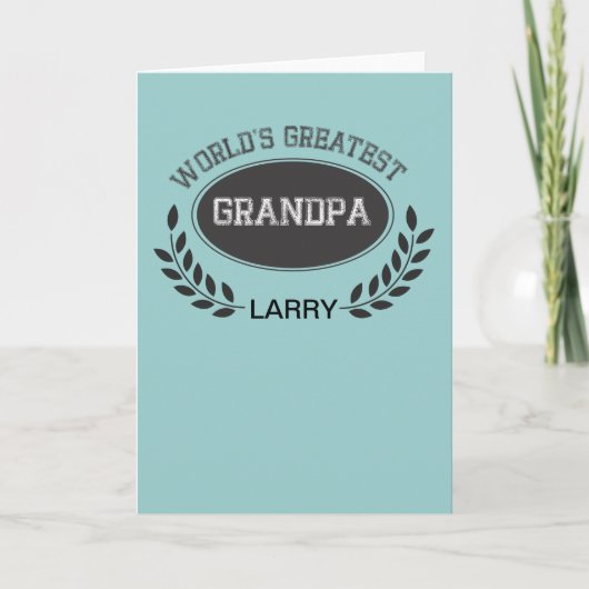 Wereld grootste opa kaart (Voorkant)