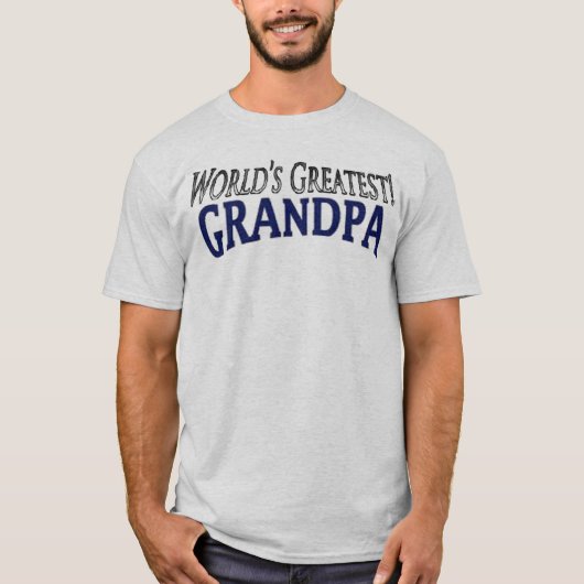 Wereld grootste opa t-shirt (Voorkant)