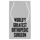 Wereld grootste orthopedische chirurg klein cadeauzakje (Achterkant)