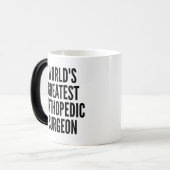 Wereld grootste orthopedische chirurg magische mok (Voorkant links)
