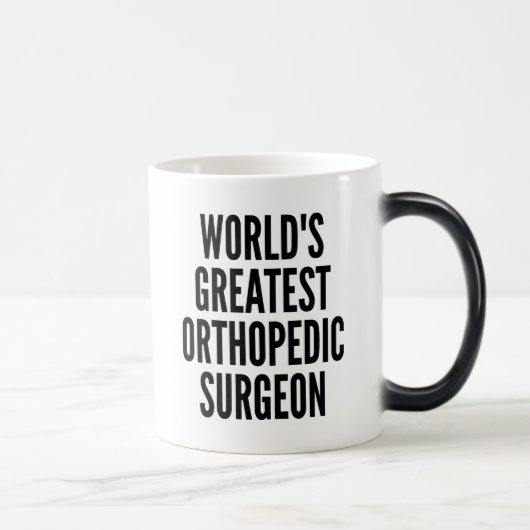 Wereld grootste orthopedische chirurg magische mok (Rechts)