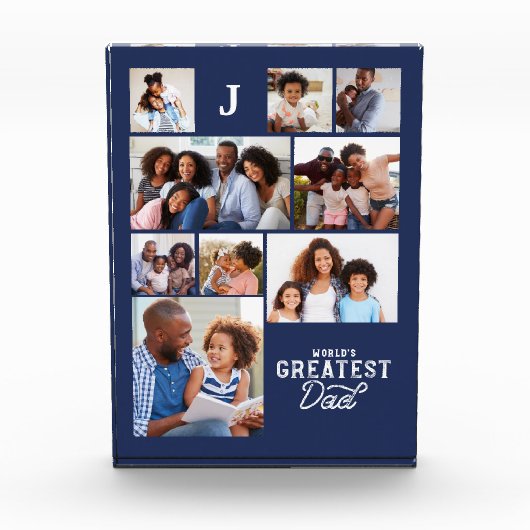 Wereld grootste pap monogram fotoraster collage fotoblokken (Voorkant)