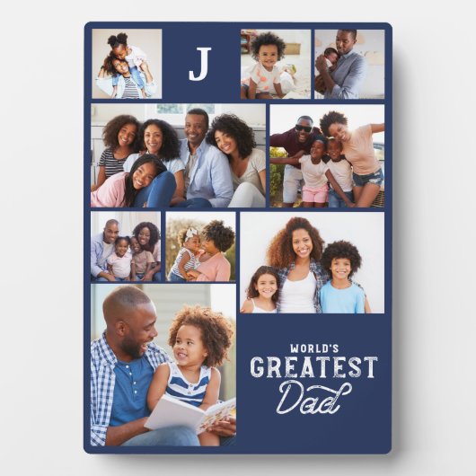 Wereld grootste pap monogram fotoraster collage fotoplaat (voorkant)