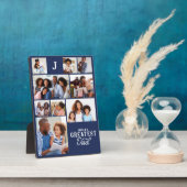 Wereld grootste pap monogram fotoraster collage fotoplaat (Zijkant)