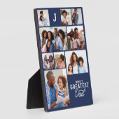 Wereld grootste pap monogram fotoraster collage fotoplaat (Zijkant)