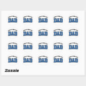 Wereld grootste pap Stickers geplakt (Vel)