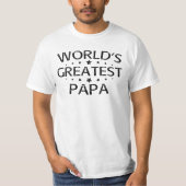 wereld grootste papa t-shirt (Voorkant)