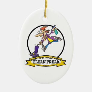 WERELD GROOTSTE SCHALIGE VROUWEN CARTOON KERAMISCH ORNAMENT