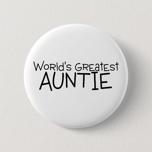 Wereld grootste tante ronde button 5,7 cm (Voorkant)