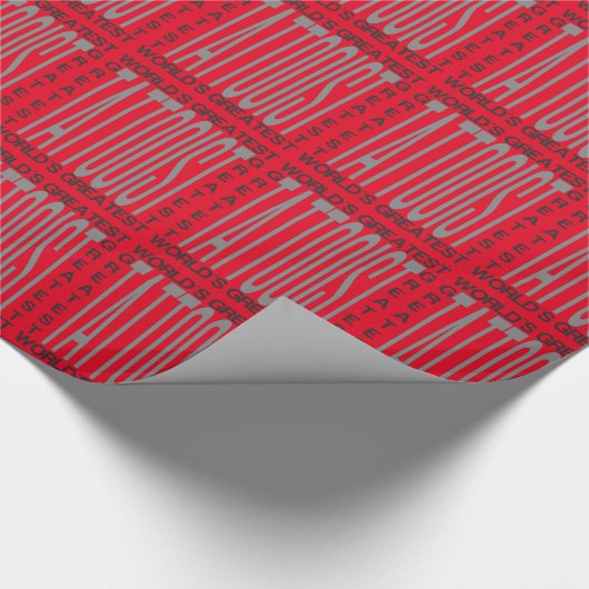 Wereld grootste tatoïst cadeaupapier (Hoek)